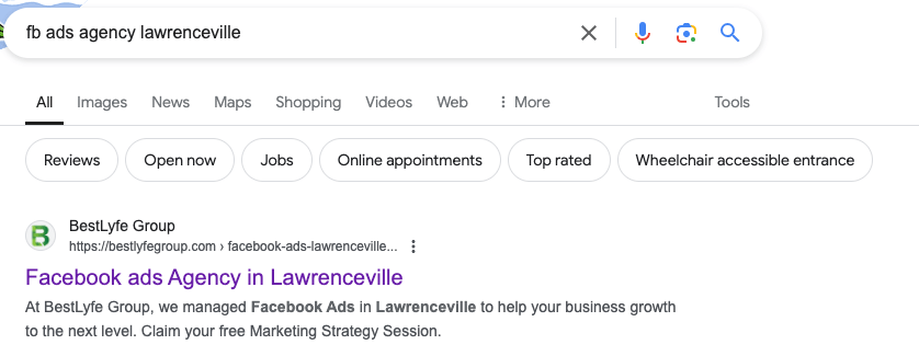 FB Ads Agency in Lawrenceville