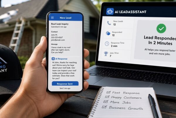 Roofers Use AI to Respond Quickly to Leads